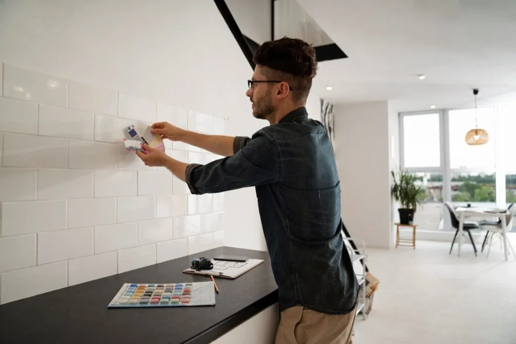 backsplash installation
