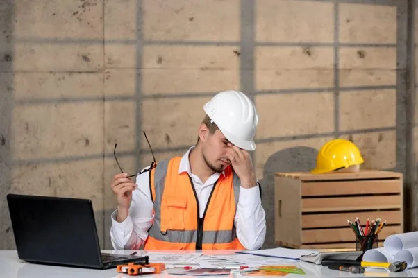 Construction site engineer